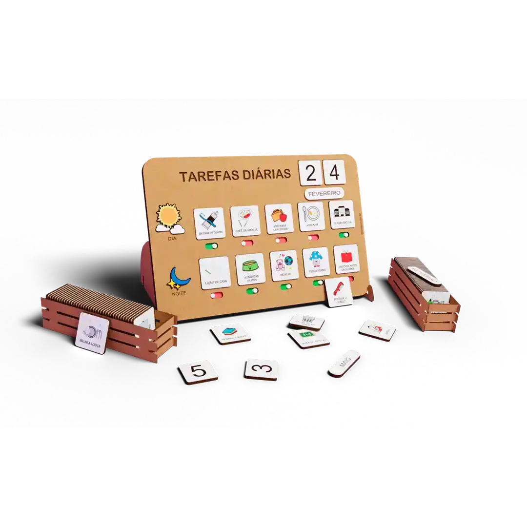 Quadro Tarefas Diárias + Bônus