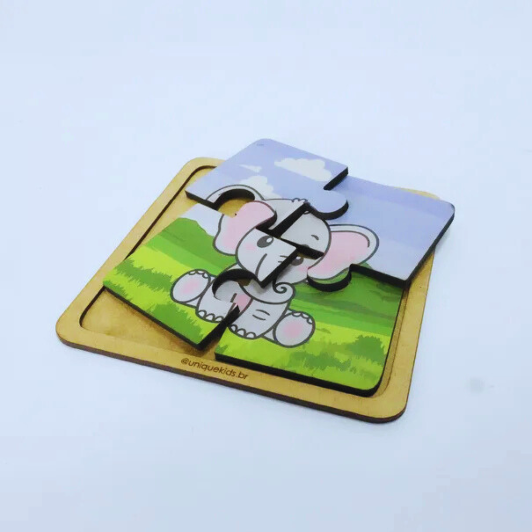 Elefante - 4 Peças