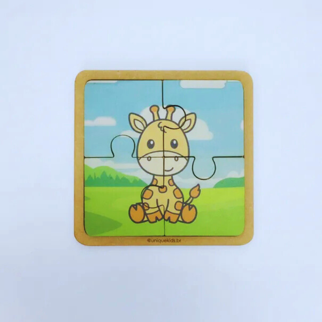 Girafa - 4 Peças