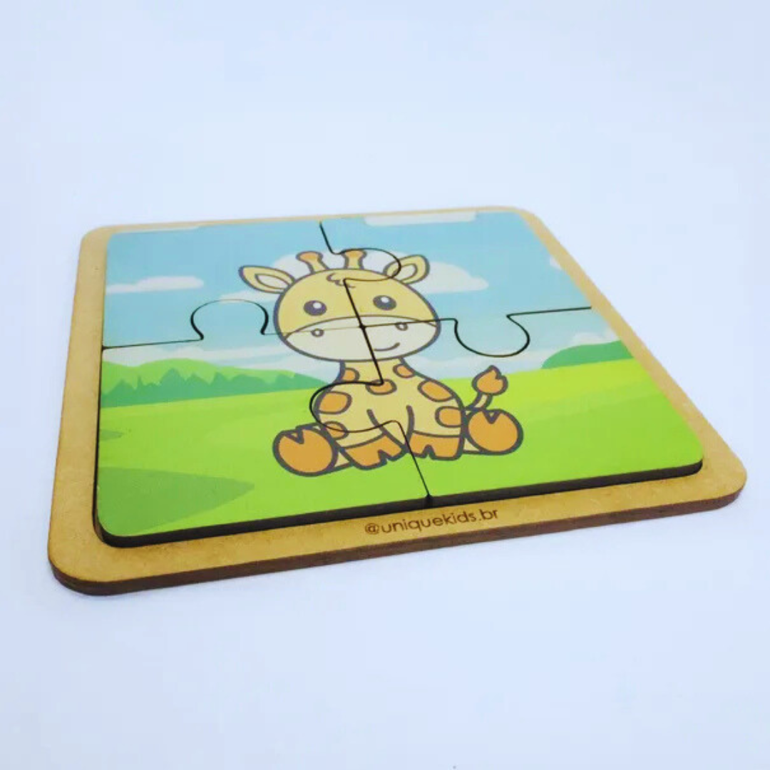 Girafa - 4 Peças