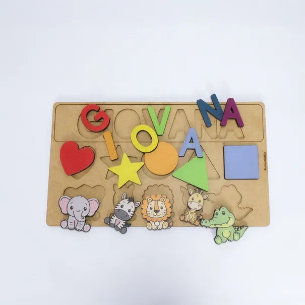 Nome Com Formas E Animais