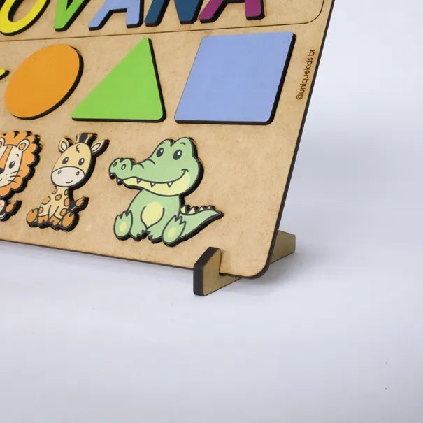 Nome Com Formas E Animais