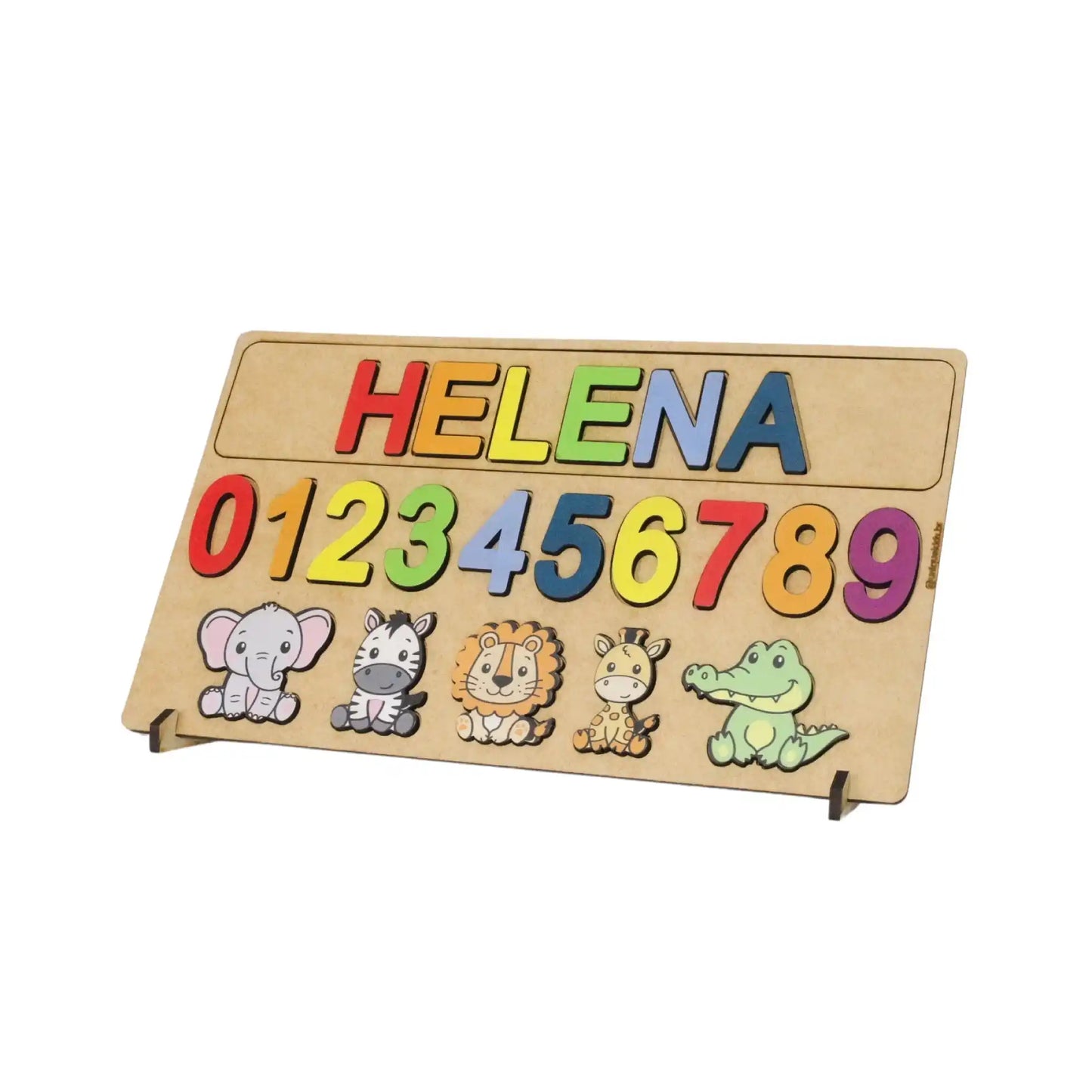 Nome Personalizado, Números e Animais (Forma)