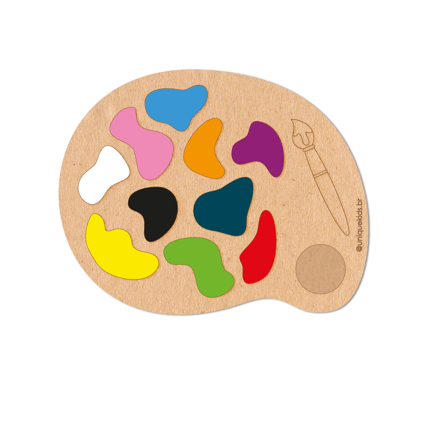 Paleta das cores