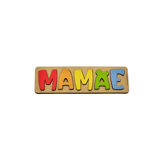 Quebra-cabeça Mamãe - UniqueKids: Quebra-cabeça Pedagógico Personalizado