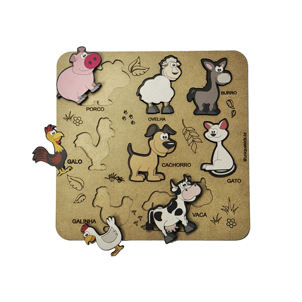 Encaixe Animais do Campo