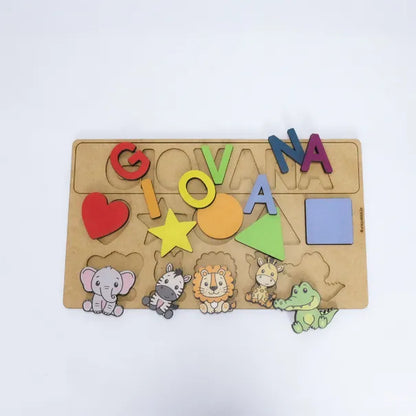 Nome Com Formas E Animais