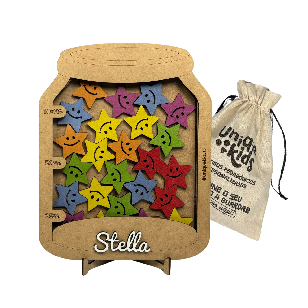 Combo Tarefas diárias + Pote da conquista personalizados