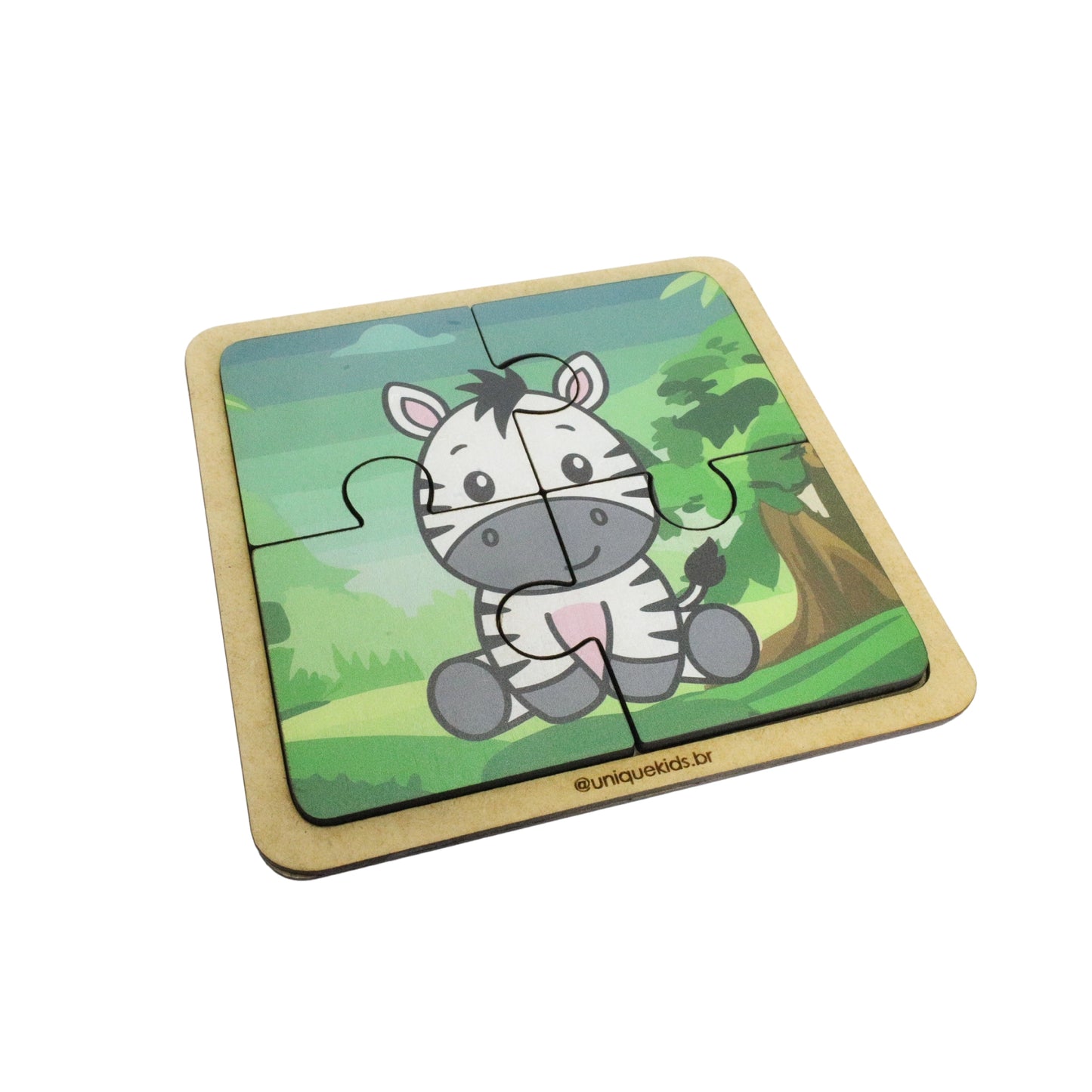 Zebra - 4 Peças
