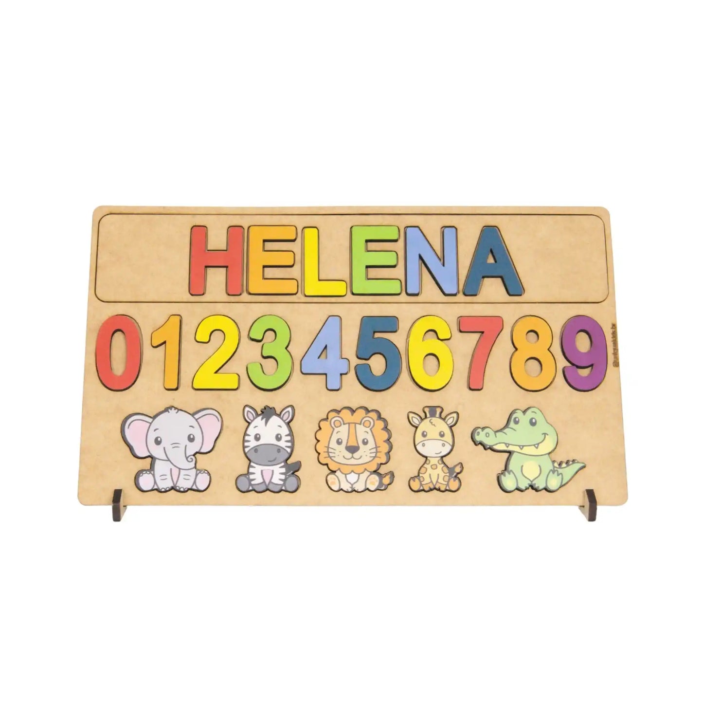 Nome Personalizado, Números e Animais (Forma)