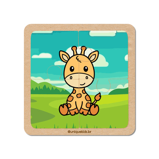 Girafa - 4 Peças