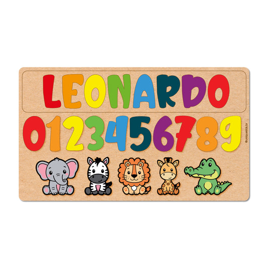 Nome Personalizado, Números e Animais