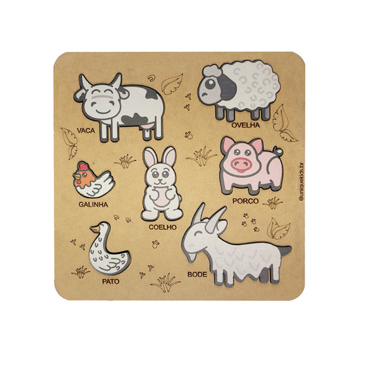 Encaixe Animais da Fazenda