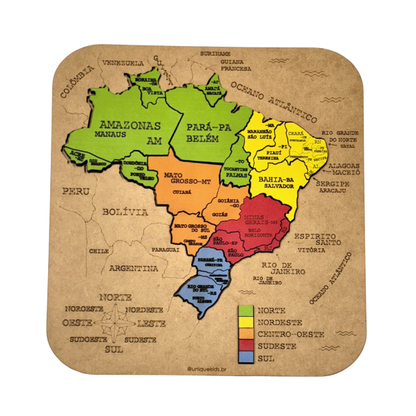 Combo Tarefas diárias + Mapa do Brasil
