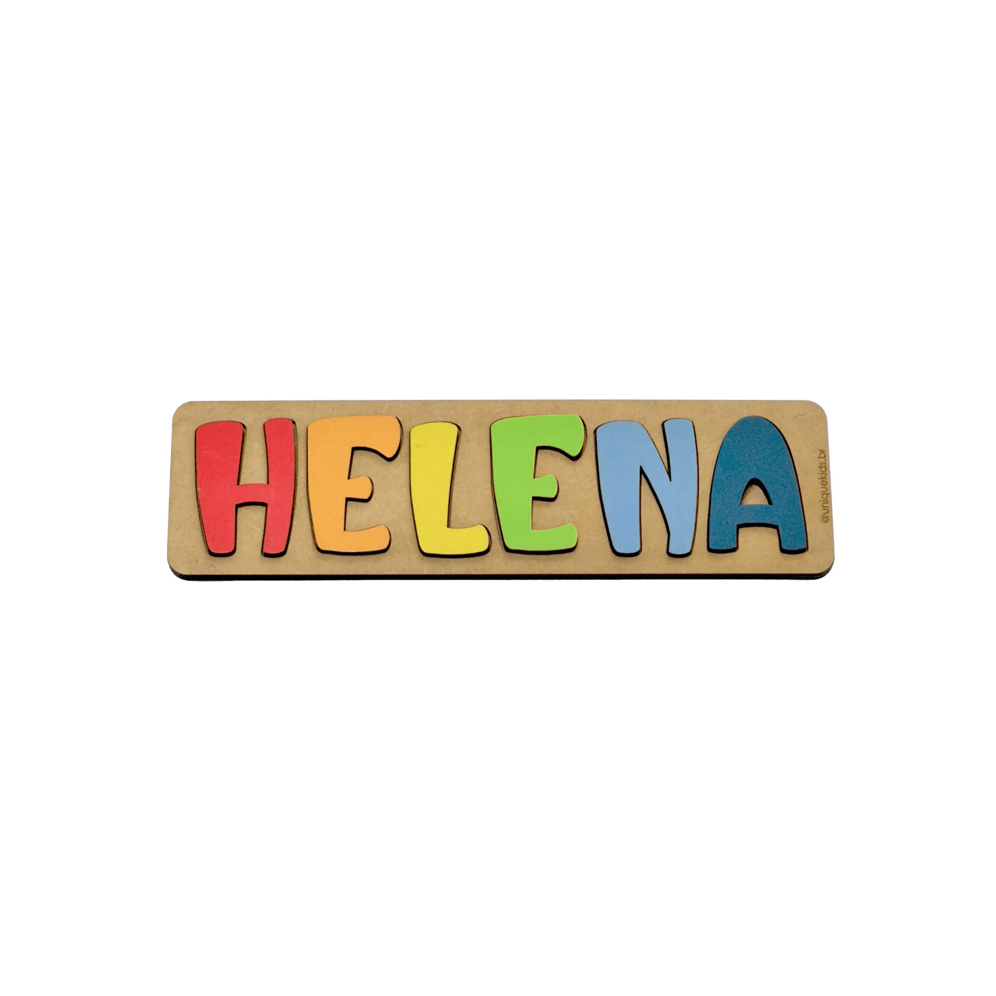 Quebra-cabeça Nome Personalizado Colorido - UniqueKids: Artigos Pedagógicos Personalizados